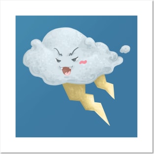 Grumpy Cloud Posters and Art